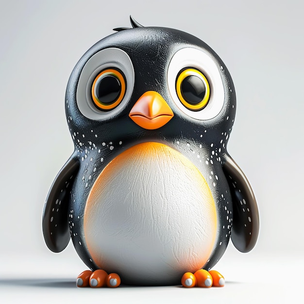 Cute Penguin cartoon design Chibi Penguin cartoon Illustration