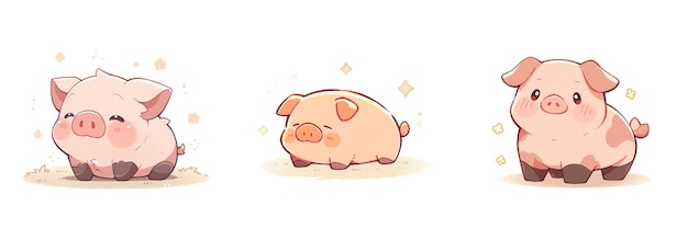 Cute pig