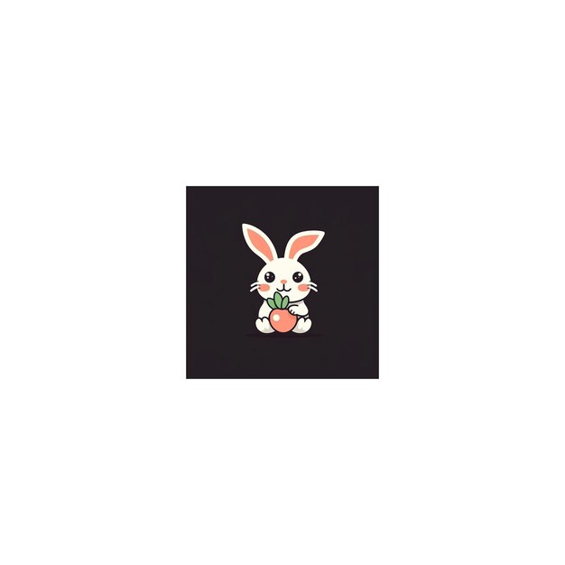 cute rabbit design logo19