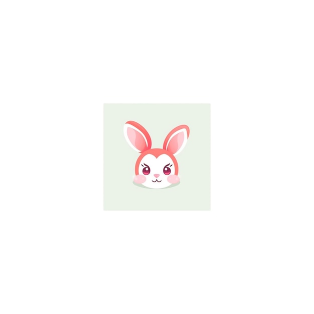 cute rabbit design logo19