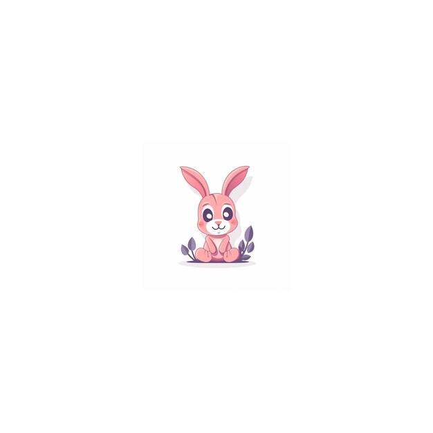 cute rabbit design logo5