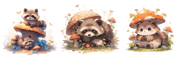 Cute raccoon