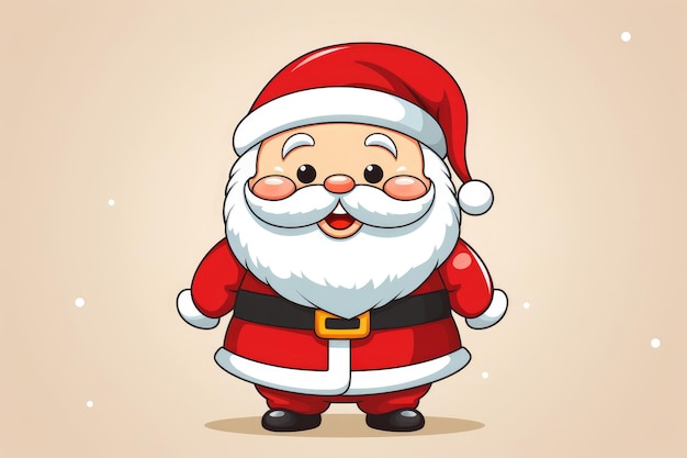 cute Santa illustration vector art