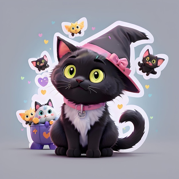 cute stickers cat