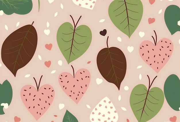 Cute and sweet art seamless pattern highly detailed pattern decoration