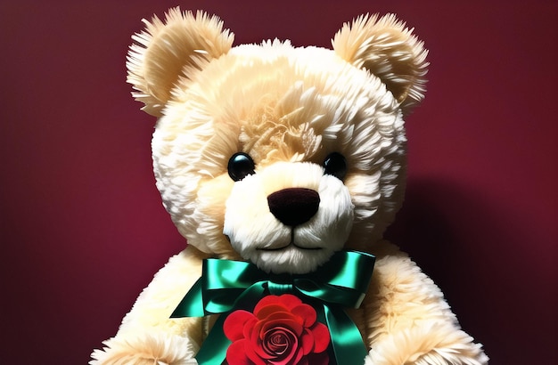 Cute Teddy Bear Valentine's Day Cute Gift for Your Wife Girlfriend Generative AI