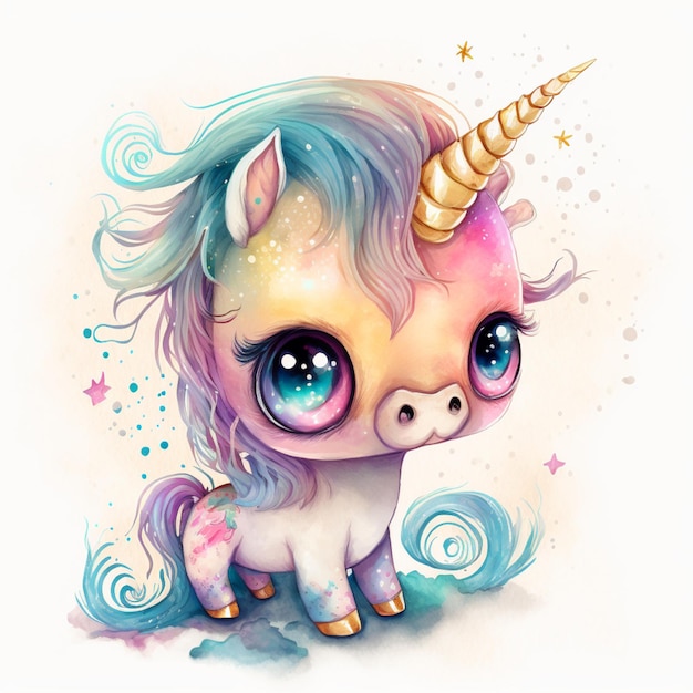 Cute Unicorn Chibi 11