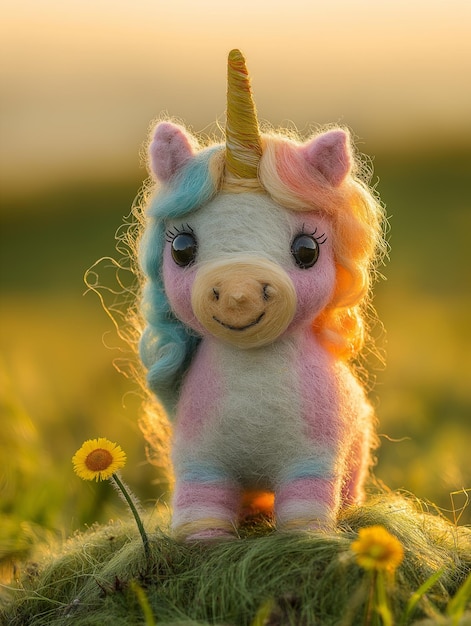 Photo a cute unicorn