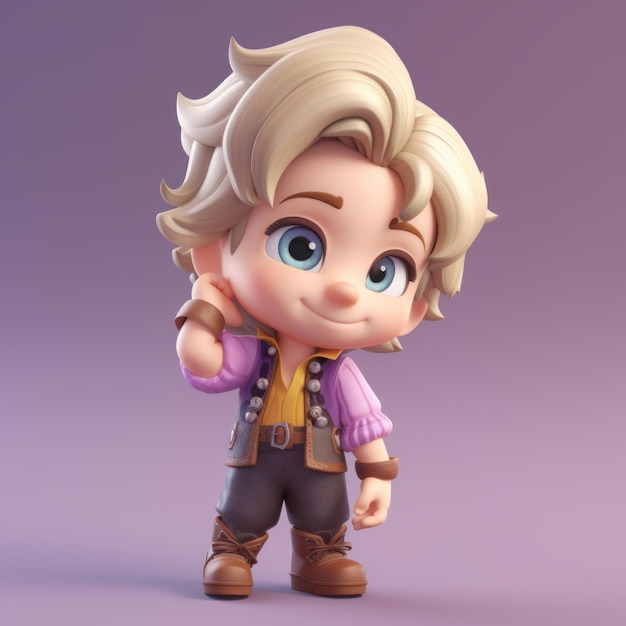 Cute Xander 3d Render