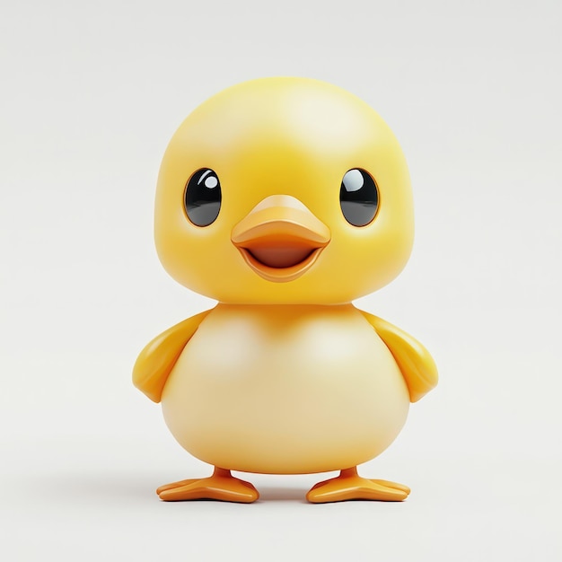 Cute Yellow Duckling Cartoon