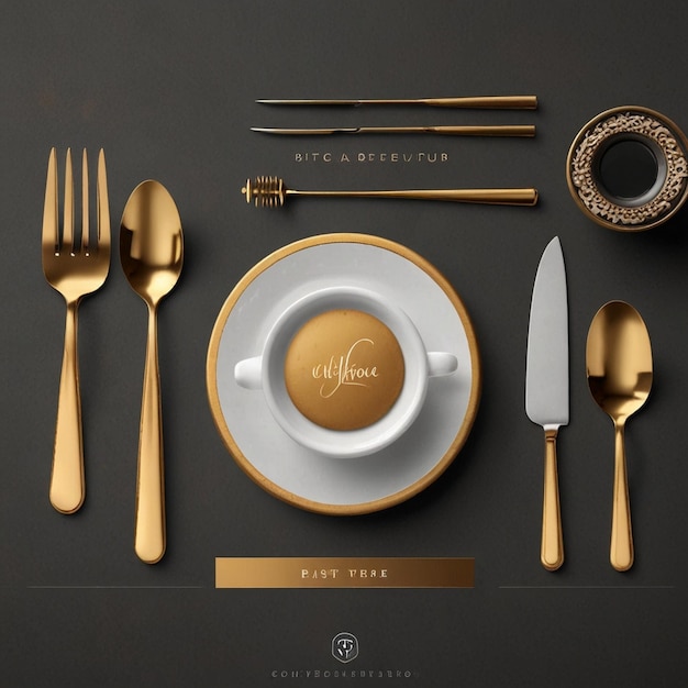 cutlery mockup generative AI