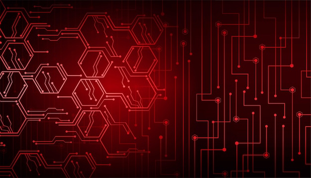 cyber circuit future technology concept background