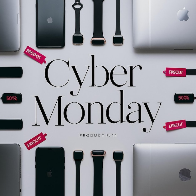 Photo cyber monday background