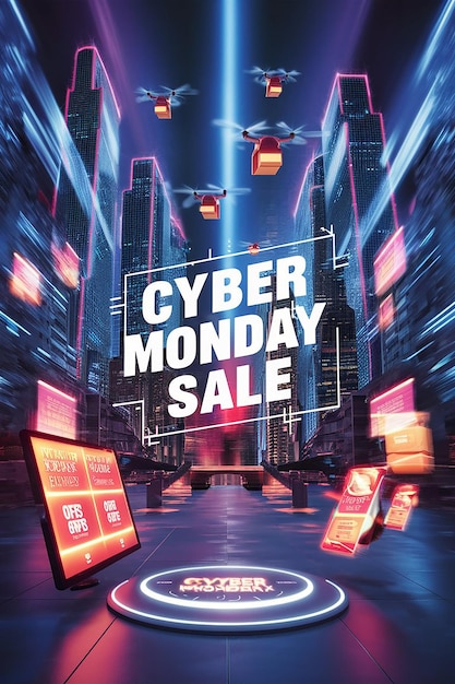 cyber monday background