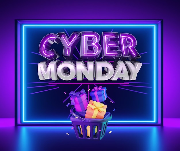 cyber monday design for social networks web and marketing