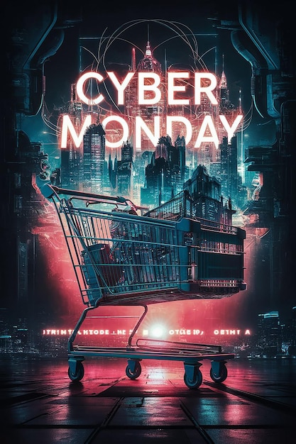 Photo cyber monday flyer