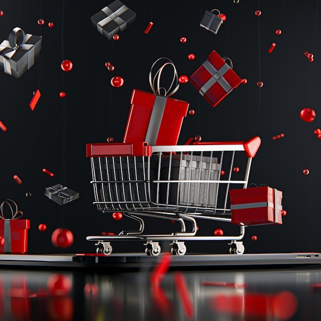 Cyber monday online shopping day ecommerce banner