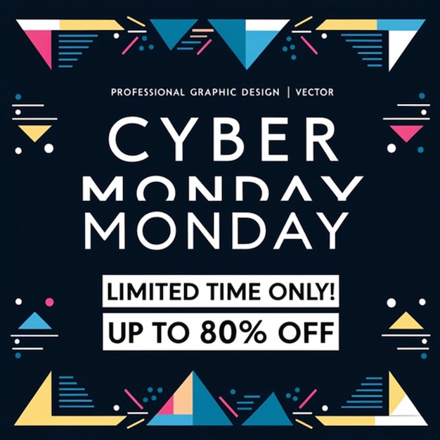 Photo cyber monday posters