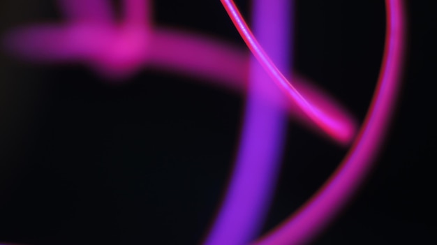 Photo cyber neon overlay photo effect abstract fluorescent futuristic light movement lines shapes