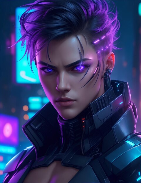 Cyber Punk Assassin Ninja