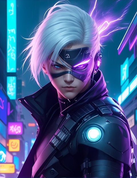 Cyber Punk Assassin Ninja