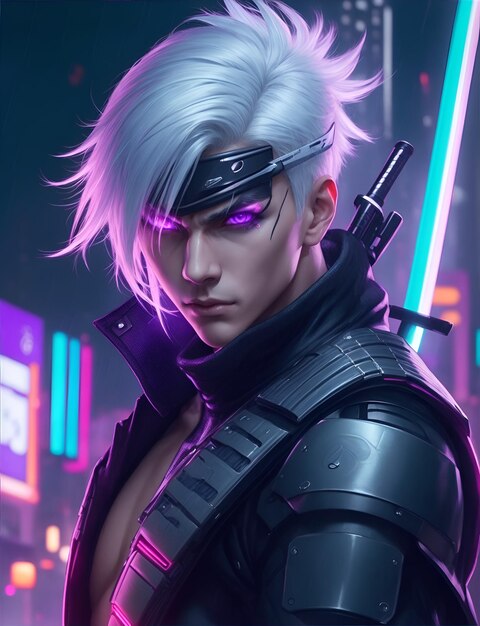 Cyber Punk Assassin Ninja