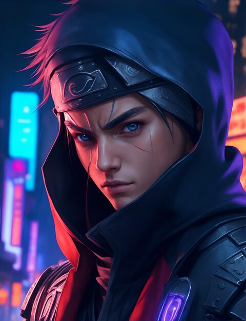 Cyber Punk Assassin Ninja