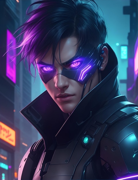 Cyber Punk Assassin Ninja