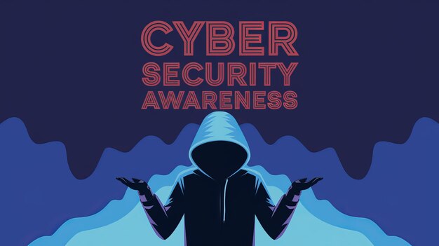 Photo cyber security awareness concept