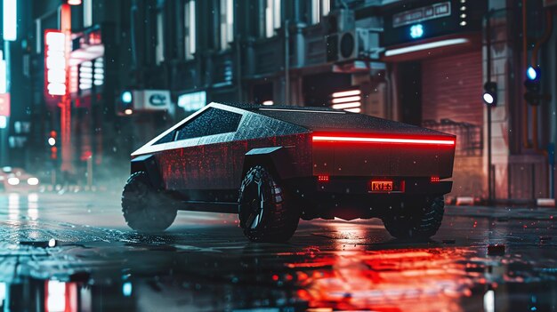 Cyber truck Tesla Tesla concept car photo