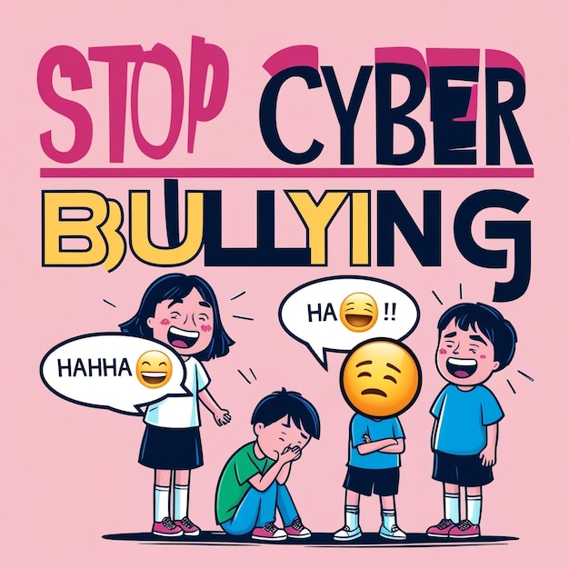 Photo cyberbullying concept