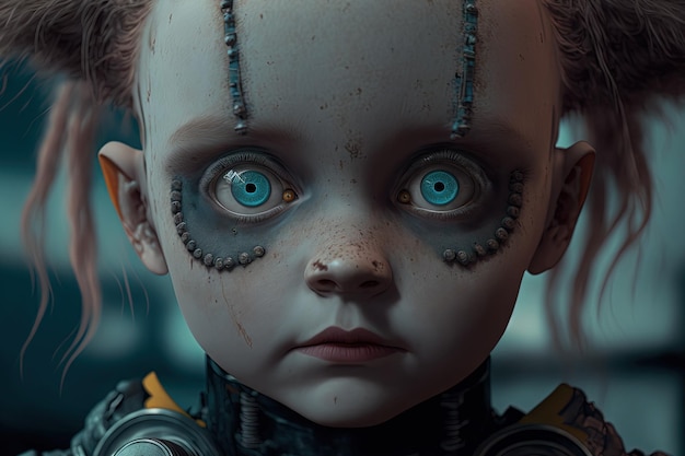 Cyberpunk dollface