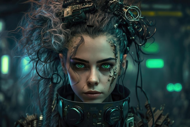 cyberpunk girl