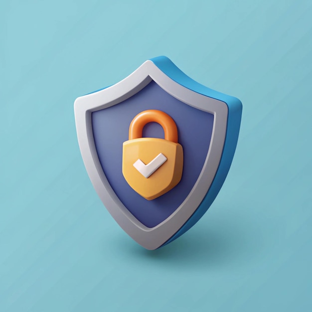 Photo cybersecurity shield icons with modern designs cybersecurity shield icon data protection