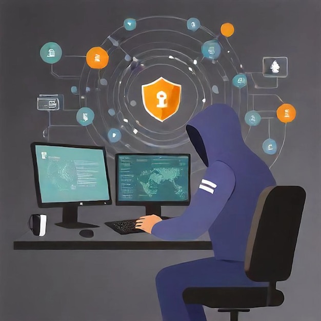 Photo cybersecurity vector images