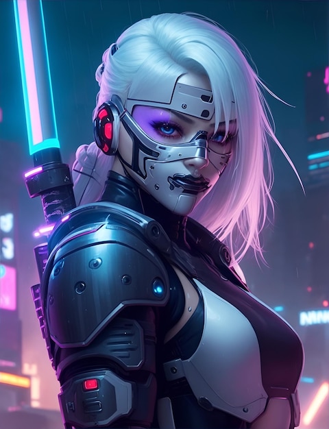 Cyborg Assassin Girl