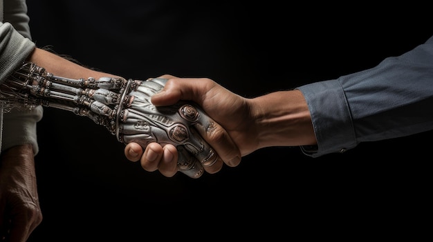 Cyborg hand controlled by artificial intelligence