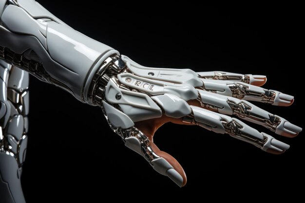 Cyborg hand finger pointing technology of artificial intelligence