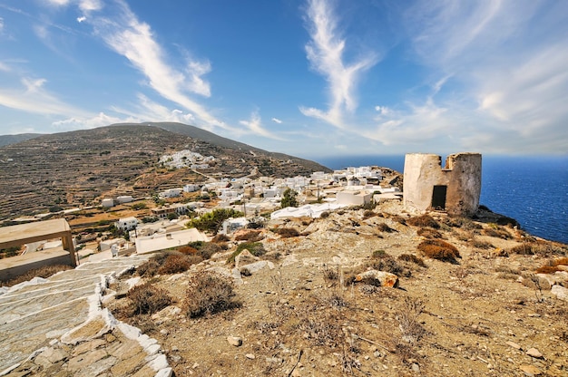 Cycladic architecture Sikinos island