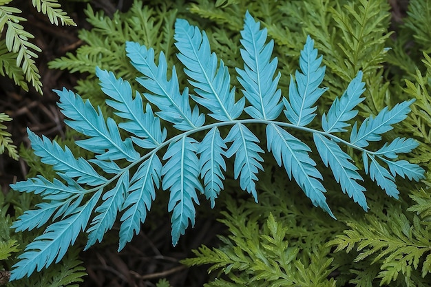 Photo cypress leaf scalelike bluegreen