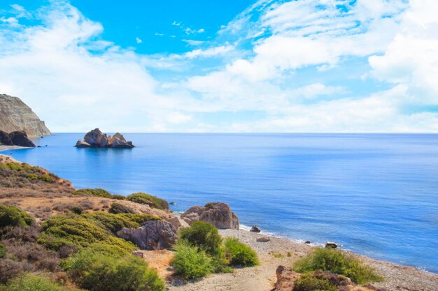 Cyprus coastline on a sunny day