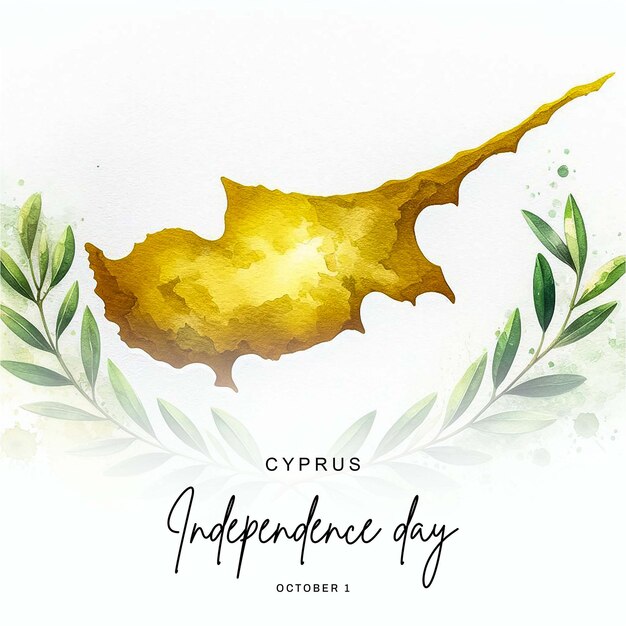 Photo cyprus independence day social media post banner poster template