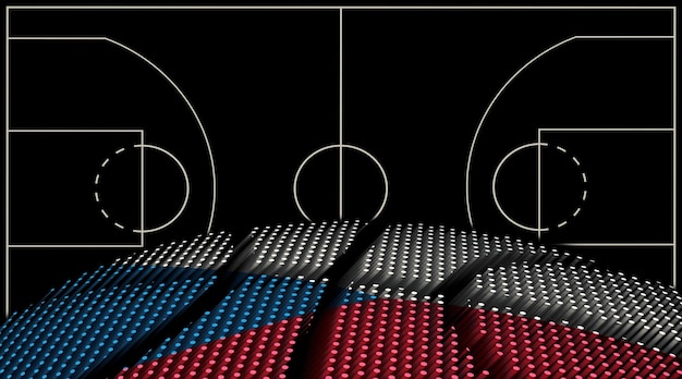 Czech Republic Basketball court background Basketball Ball