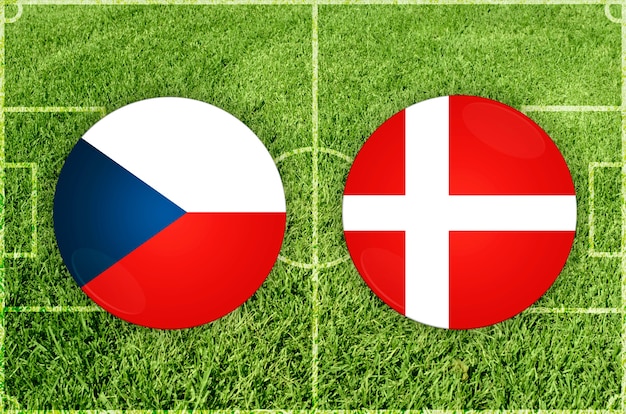 Czech republic vs denmark football match