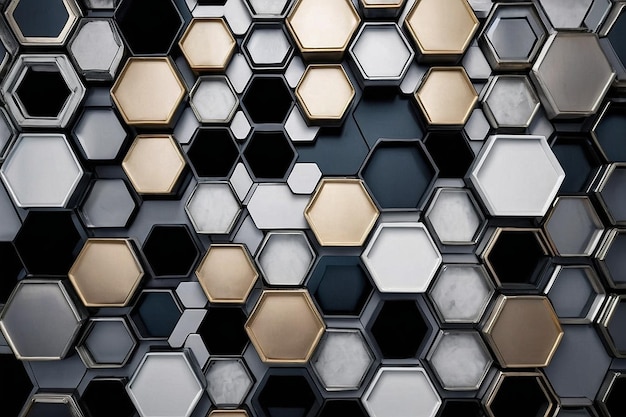 D hexagon background HD wallpaper stock graphic image