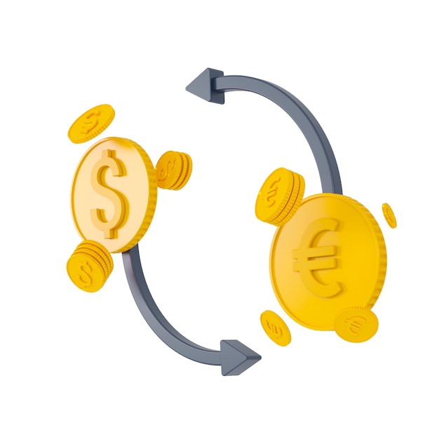 D icon related to money d illustration