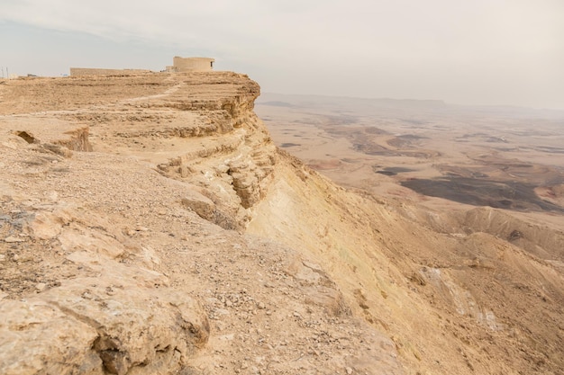 Ð¡liffs at Ramon Crater in Negev Desert in Mitzpe Ramon, Israel