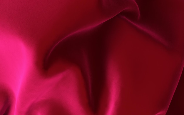 D rendering of velvet fabric wavy shiny fabric