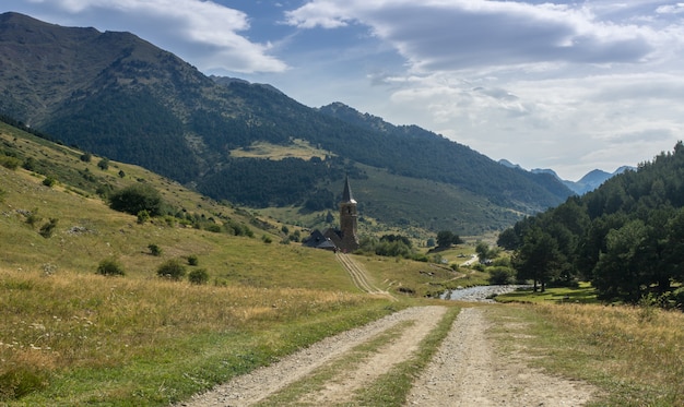 DÂ´Aran Valley in the Spanish Pyrenees