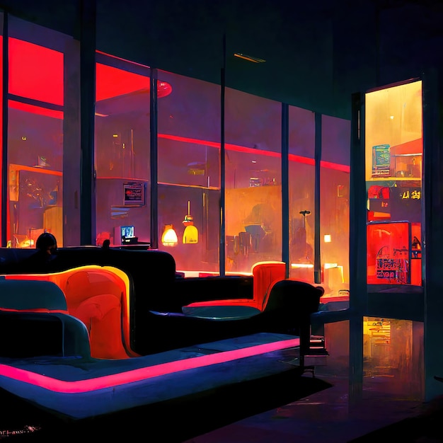 Da Lounge Nighttime